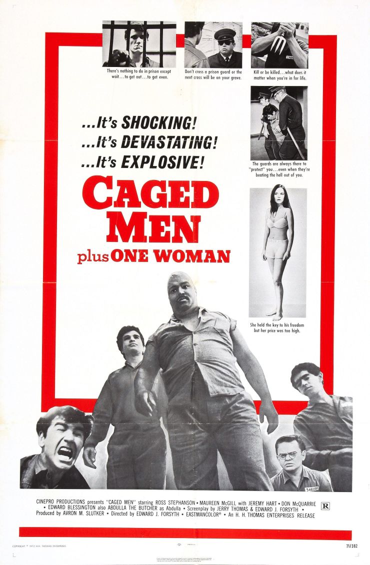 Caged Men Plus One Woman