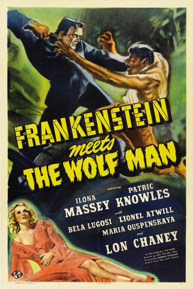 Frankenstein Meets Wolf Man