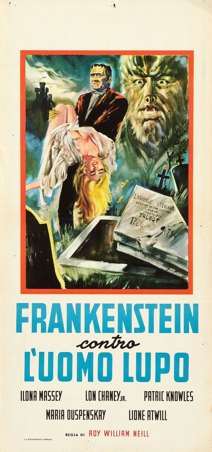 Frankenstein Meets Wolf Man