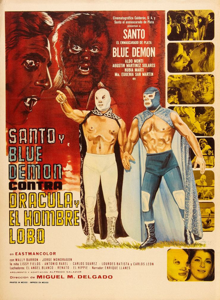 Santo And Blue Demon Vs Dracula And Wolfman